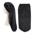Long Hair Bonnet | Long Silk Bonnet | Long Bonnets | Ebony Rose