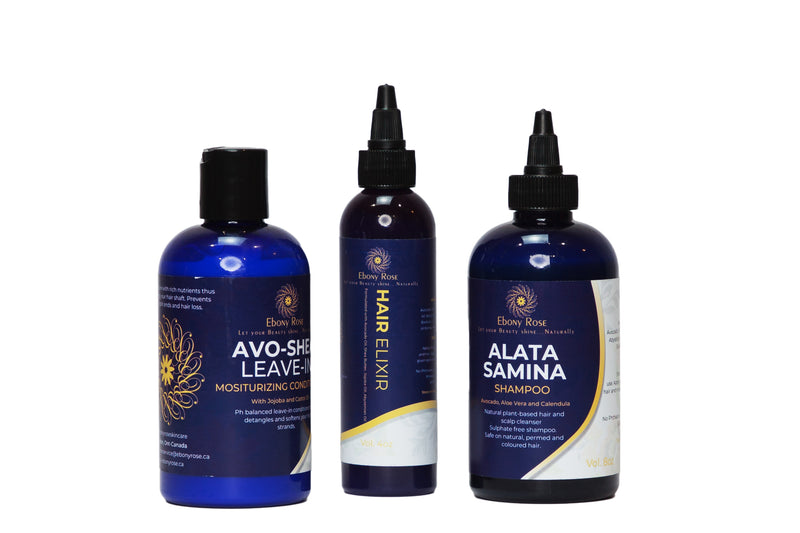 Healthy Hair Plus Kit | Healthy Hair Kit | Hair Kit | Ebony Rose