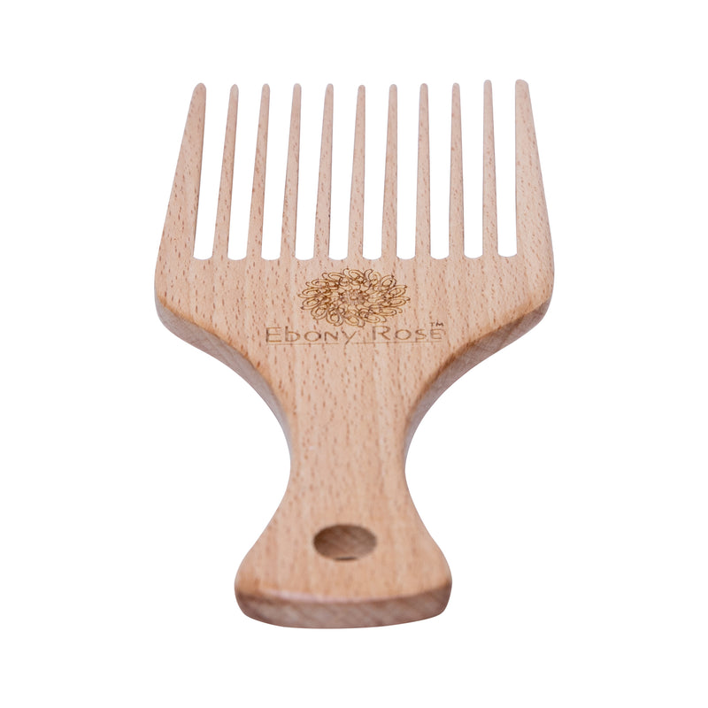 Ebony Rose Wood Comb | Wood Comb | Comb | Ebony Rose
